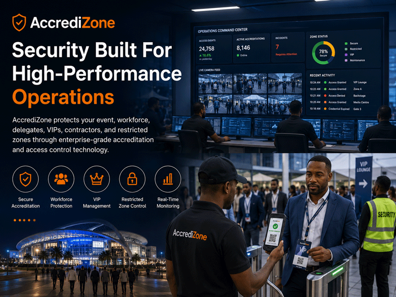AccrediZone security operations dashboard